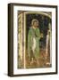 St Agnes and St John Baptist, Detail from Column-null-Framed Giclee Print