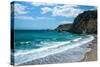 St Agnes Bay on the North Cornish Coast, England,Uk-Amd Images-Stretched Canvas