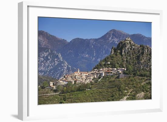 St Agnes, Cote D'Azur, Provence, France-John Miller-Framed Photographic Print