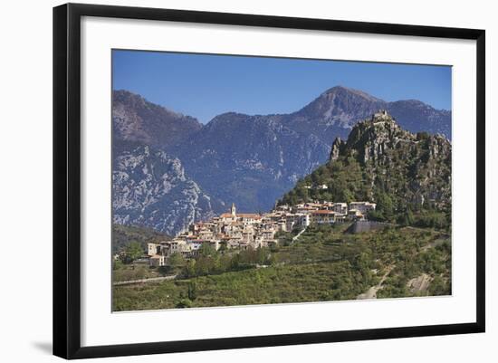 St Agnes, Cote D'Azur, Provence, France-John Miller-Framed Photographic Print