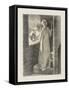 St Agnes Eve-John Everett Millais-Framed Stretched Canvas