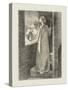 St Agnes Eve-John Everett Millais-Stretched Canvas