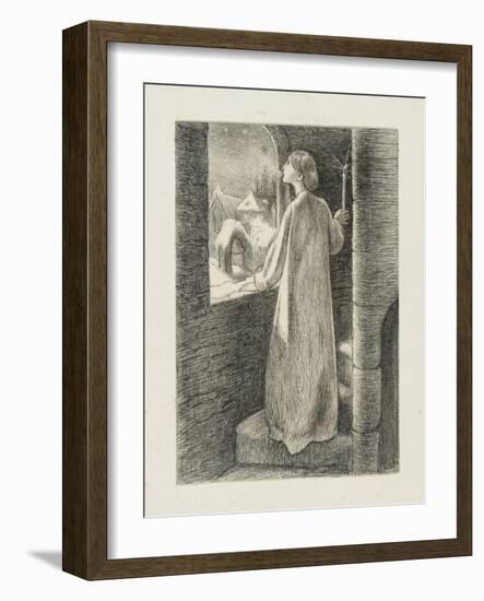 St Agnes Eve-John Everett Millais-Framed Giclee Print