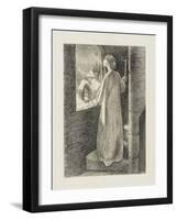 St Agnes Eve-John Everett Millais-Framed Giclee Print