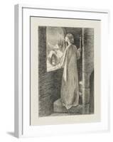 St Agnes Eve-John Everett Millais-Framed Giclee Print