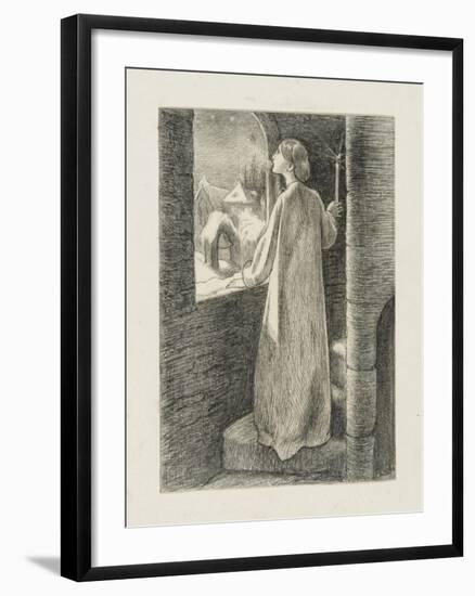 St Agnes Eve-John Everett Millais-Framed Giclee Print