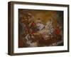 St Agnes in Glory, Assisted by the Madonna and St. John the Baptist, the Trinity Above-Giovanni Battista Gaulli-Framed Giclee Print