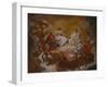 St Agnes in Glory, Assisted by the Madonna and St. John the Baptist, the Trinity Above-Giovanni Battista Gaulli-Framed Giclee Print