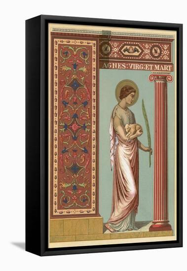 St Agnes-English School-Framed Stretched Canvas