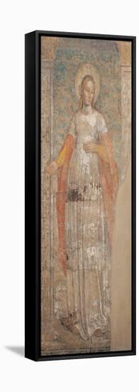 St. Agnes-Bergognone-Framed Stretched Canvas