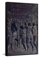 St. Agostino Preaching to the Florentines, Relief from the Salviati Chapel-Giambologna-Framed Stretched Canvas