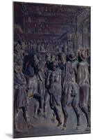 St. Agostino Preaching to the Florentines, Relief from the Salviati Chapel-Giambologna-Mounted Giclee Print