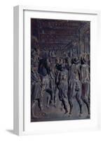 St. Agostino Preaching to the Florentines, Relief from the Salviati Chapel-Giambologna-Framed Giclee Print