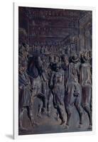 St. Agostino Preaching to the Florentines, Relief from the Salviati Chapel-Giambologna-Framed Giclee Print