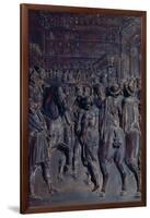 St. Agostino Preaching to the Florentines, Relief from the Salviati Chapel-Giambologna-Framed Giclee Print