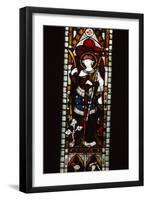 St. Alban in window of North Transept, Hereford Cathedral, 20th century-CM Dixon-Framed Giclee Print
