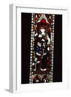 St. Alban in window of North Transept, Hereford Cathedral, 20th century-CM Dixon-Framed Giclee Print