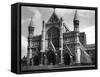 St Alban's Cathedral-Fred Musto-Framed Stretched Canvas