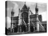 St Alban's Cathedral-Fred Musto-Stretched Canvas