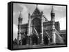 St Alban's Cathedral-Fred Musto-Framed Stretched Canvas