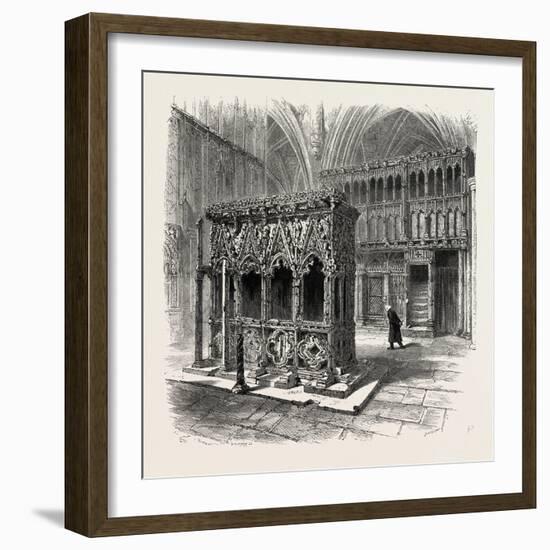 St. Alban's Shrine, UK, 19th Century-null-Framed Giclee Print