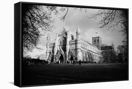 St Albans, 1946-Staff-Framed Stretched Canvas