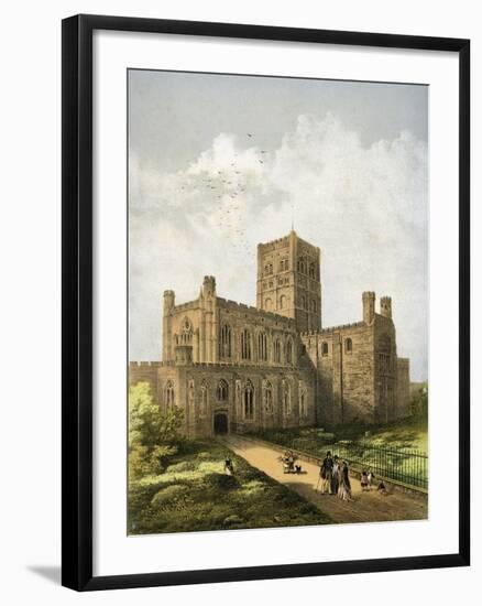 St Albans Cathedral, Hertfordshire, C1870-WL Walton-Framed Giclee Print