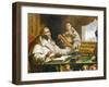 St Albert the Great and St Thomas of Aquinas, Detail-Alonso Antonio Villamor-Framed Giclee Print