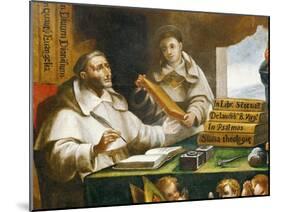 St Albert the Great and St Thomas of Aquinas, Detail-Alonso Antonio Villamor-Mounted Giclee Print