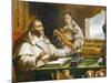 St Albert the Great and St Thomas of Aquinas, Detail-Alonso Antonio Villamor-Mounted Giclee Print