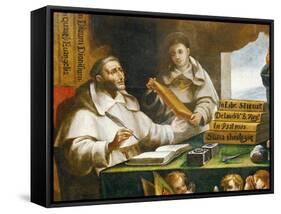 St Albert the Great and St Thomas of Aquinas, Detail-Alonso Antonio Villamor-Framed Stretched Canvas