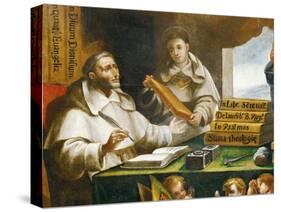 St Albert the Great and St Thomas of Aquinas, Detail-Alonso Antonio Villamor-Stretched Canvas