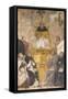 St. Albert the Great Preaching with Sts. Thomas Aquinas and Bonaventure-Alvise De Donati-Framed Stretched Canvas