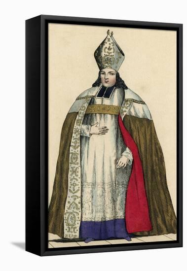 St-Albin, Charles, Costume-null-Framed Stretched Canvas