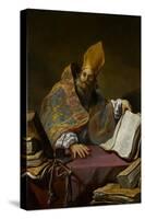 St. Ambrose, C.1623-25-Claude Vignon-Stretched Canvas