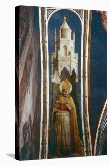 St Ambrose, Mid 15th Century-Fra Angelico-Stretched Canvas