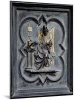 St Ambrose, Panel E of the North Doors of the Baptistery of San Giovanni, 1403-24 (Bronze)-Lorenzo Ghiberti-Mounted Giclee Print