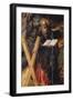 St Andrew, Detail from the Triptych of the Virgin of the Rose with Saints Andrew and Christopher-Fernando Gallego-Framed Giclee Print