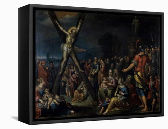 St Andrew on the Cross-Frans Francken II-Framed Stretched Canvas