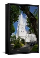 St Andrew's Cathedral, Singapore, Southeast Asia-Frank Fell-Framed Stretched Canvas