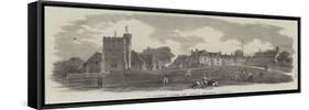 St Andrew's Church and College, Bradfield, Berkshire-null-Framed Stretched Canvas