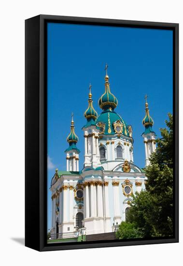 St, Andrew's Church, Kiev, Ukraine, Europe-Bruno Morandi-Framed Stretched Canvas