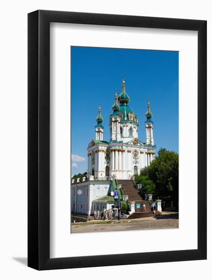 St. Andrew's Church, Kiev, Ukraine, Europe-Bruno Morandi-Framed Photographic Print