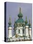 St. Andrew's Church, Kiev, Ukraine from the Park-William Perry-Stretched Canvas