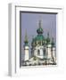 St. Andrew's Church, Kiev, Ukraine from the Park-William Perry-Framed Photographic Print