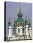 St. Andrew's Church, Kiev, Ukraine from the Park-William Perry-Stretched Canvas