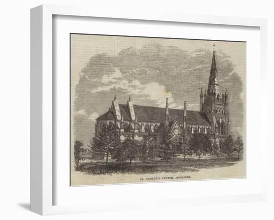 St Andrew's Church, Singapore-null-Framed Giclee Print