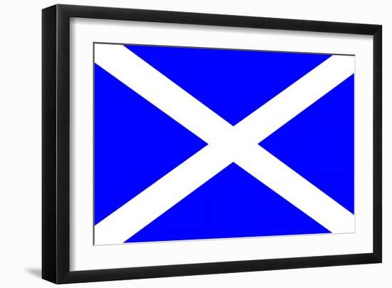 St Andrew's Flag-Peter Etchells-Framed Art Print