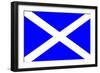 St Andrew's Flag-Peter Etchells-Framed Art Print