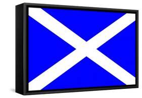 St Andrew's Flag-Peter Etchells-Framed Stretched Canvas